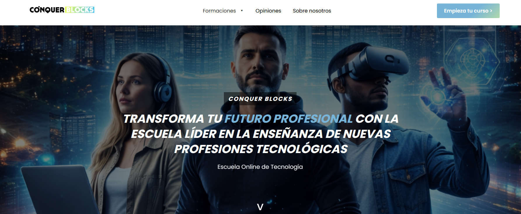 ConquerBlocks Website