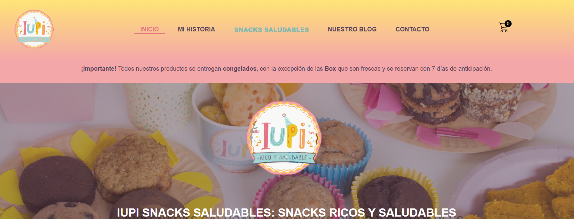 Iupi Snacks Website
